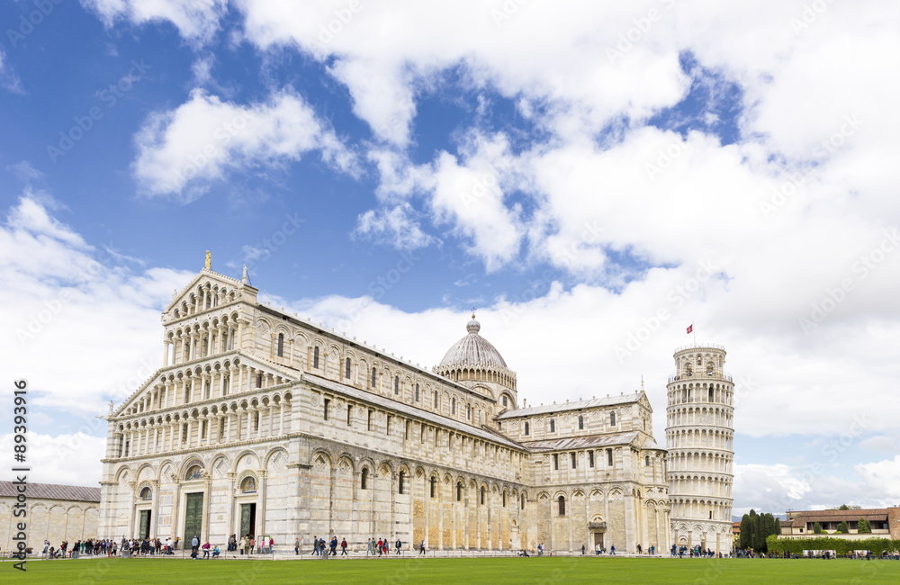 Beautiful view of Pisa Cathedral.