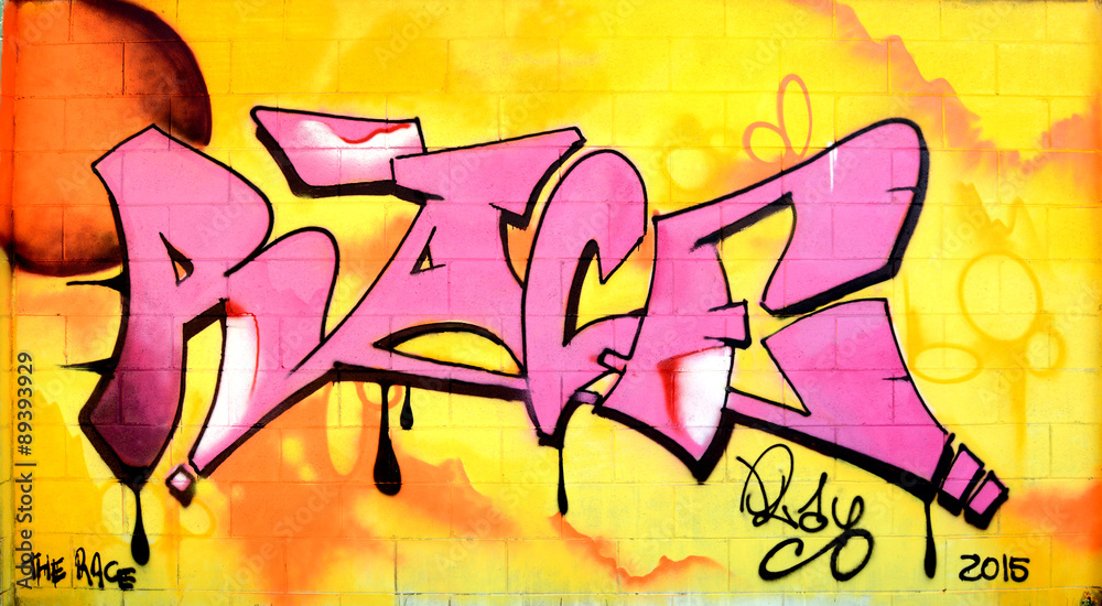 Race graffiti graffiti 2351 Stock Photo Adobe Stock