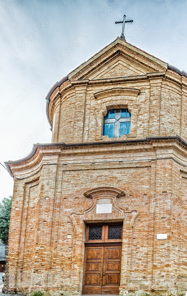 Catholic Church of San Silvestro in Bertinoro in Italy
