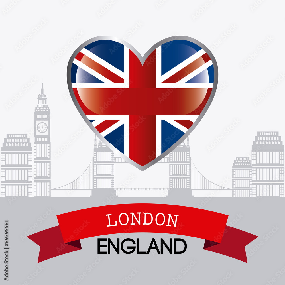 Fototapeta premium London design.