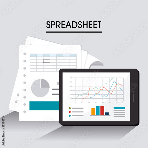 Spreadsheet design.