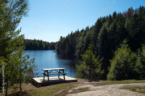 Canada,Quebec, Mauricie national park, the Vacance lake