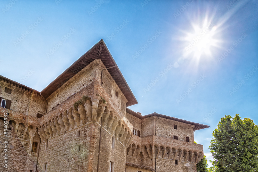 Obraz premium Sharp edges of Castle of the Captain of Artillery