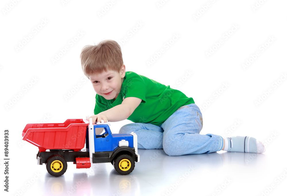 The boy with the machine The boy with the machine