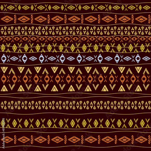 Ethnic tribal pattern