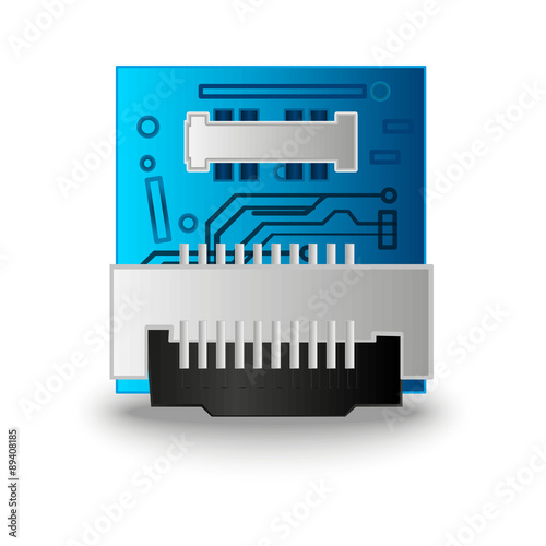 Chip computer processor