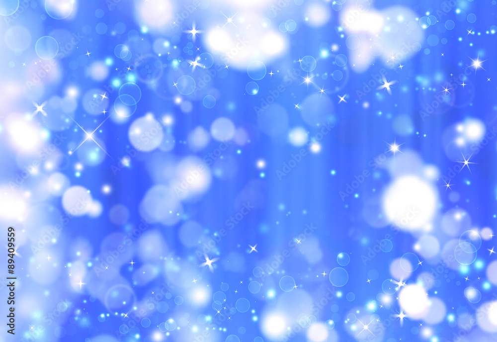 beautiful blue Christmas background