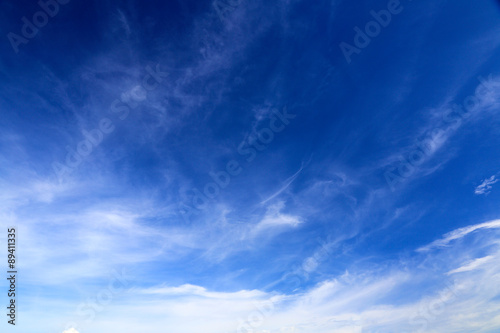 Blue sky with cloud in city of Chiang Mai, Thailand © nantarpats