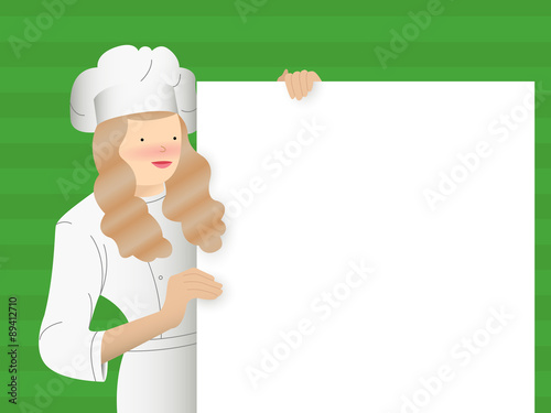 Chef illustration. Vector EPS10.