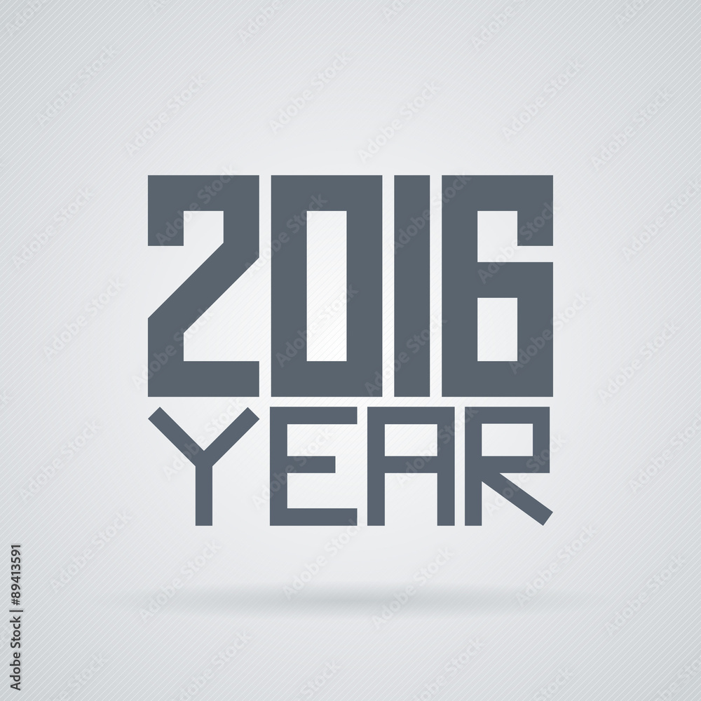 Obraz premium Vector label for the new 2016