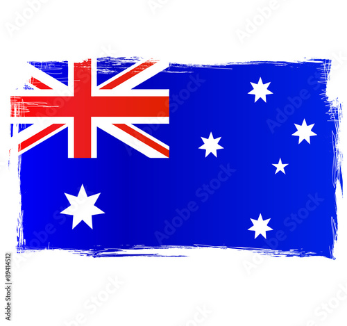 Grungy Australian Flag