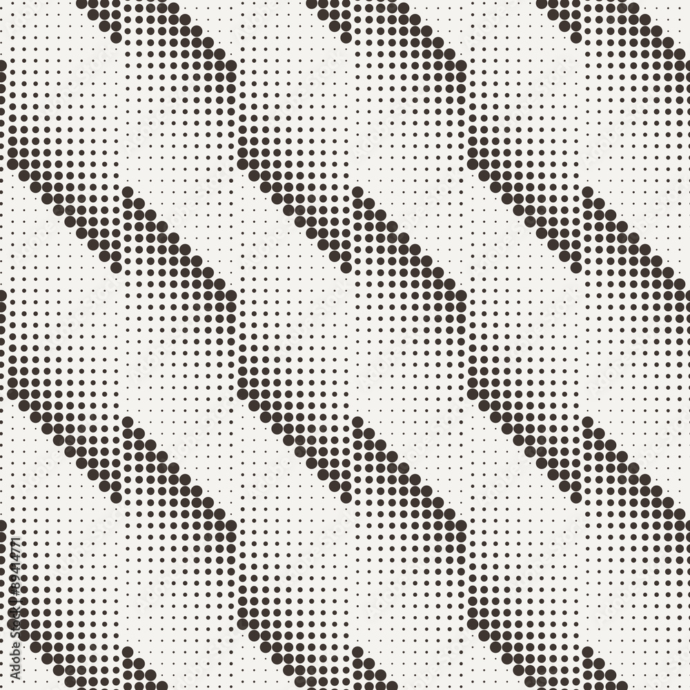 Vector seamless minimalistic monochrome geometrical pattern of dots