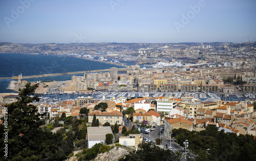 View over Marseille from Notre Dame © Jason Row Photo