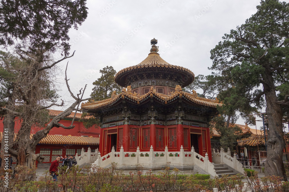 Tourists visiting Beijing