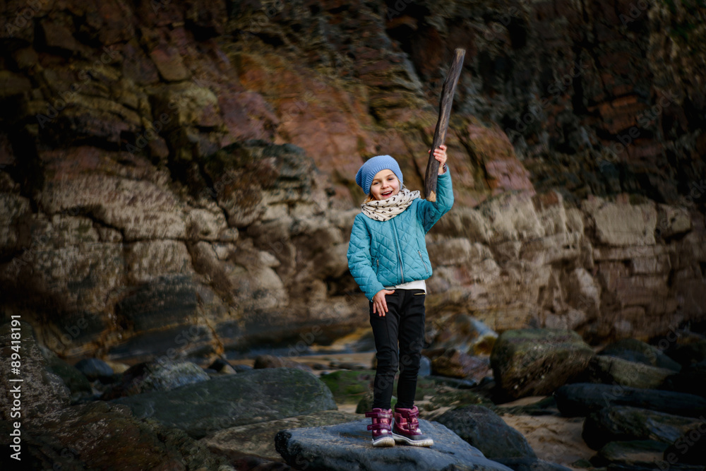 Obraz premium Fun at the Beach