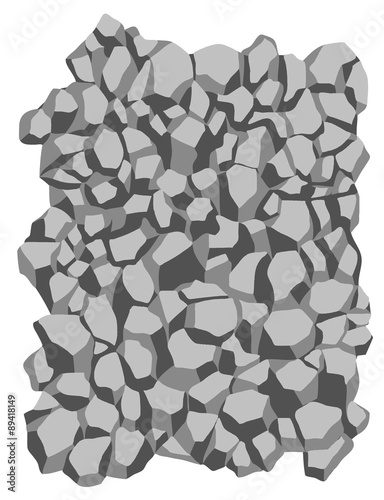 Stone wall vector
