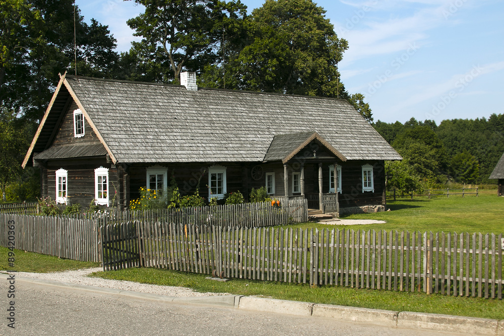 Fototapeta premium Ethno house in Lithuania