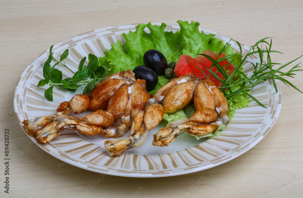 Roasted Frog legs Roasted Frog legs