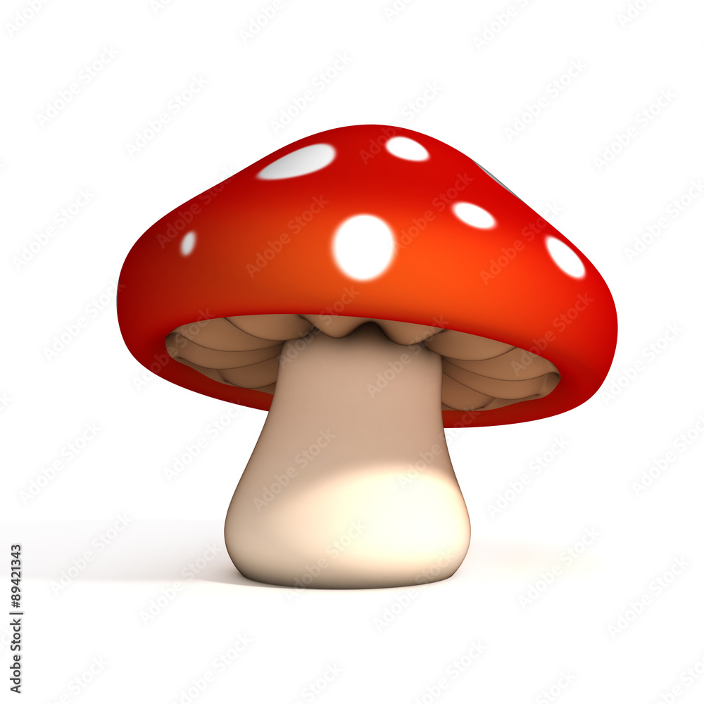 mushroom 3d illustration mushroom 3d illustration