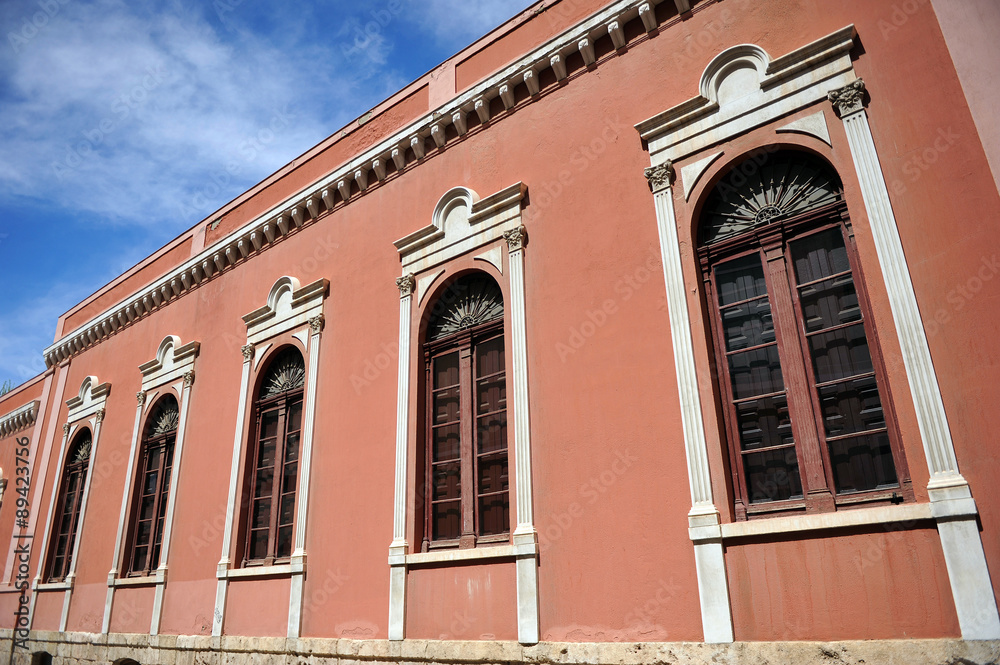 Conservatorio municipal de música, fachada lateral, Ciudad Real, Castilla la Mancha, España