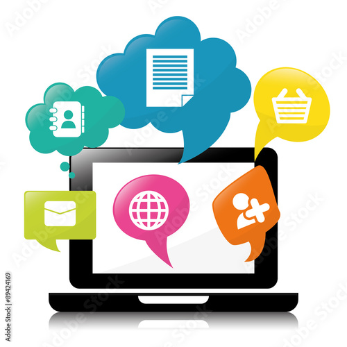 Social media design.