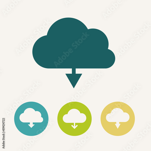 Vector Illustration with Load symbol.