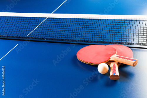 Cuadro en lienzo Table tennis, ping pong