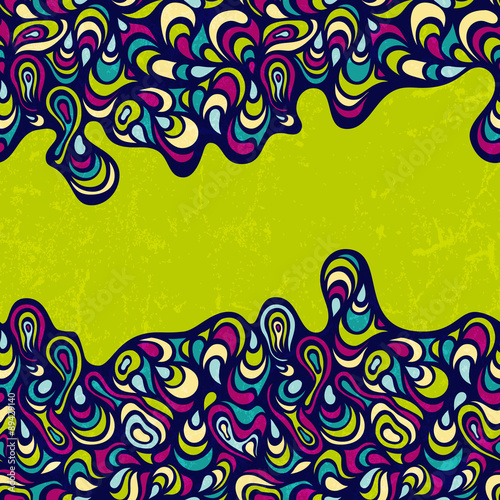 Hand-drawn vector abstract background