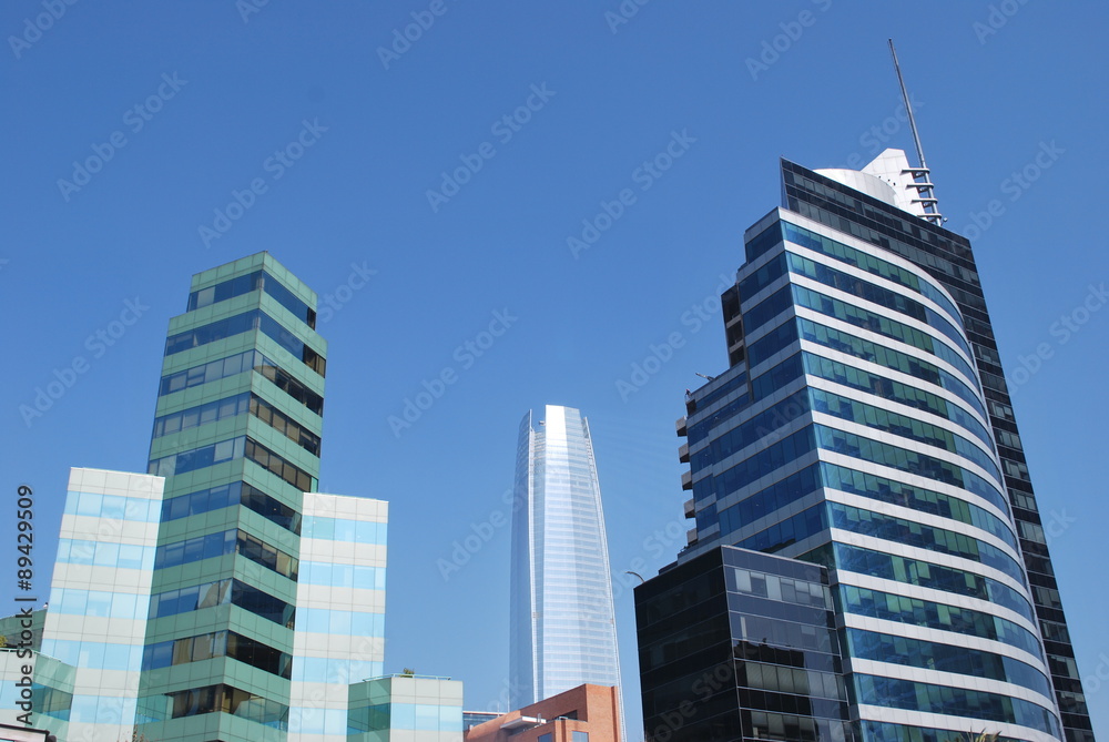 Obraz premium amazing skyscrapers in Santiago, Chile
