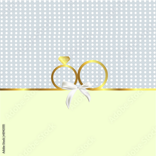 Vector nice invitation card for wedding