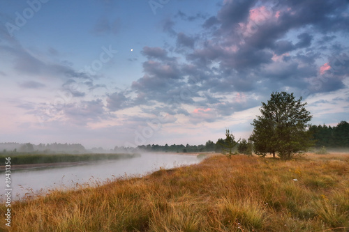 Dawn on the river shchara