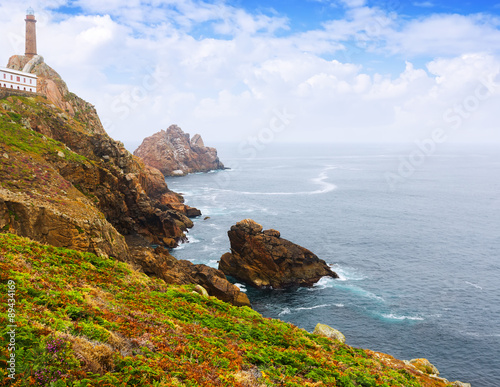  lighthouse on rocky coast