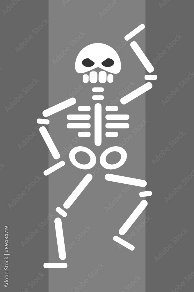 dancing skeleton icon dancing skeleton icon