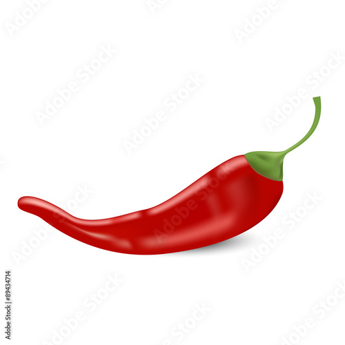 chili isoliert freigestellt vektor