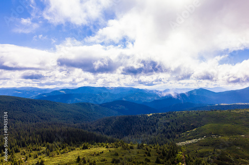 Montenegrin ridge in Carpathians