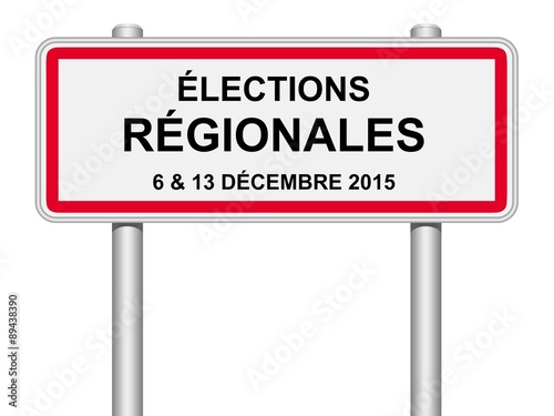 Panneau Élections régionales 2015