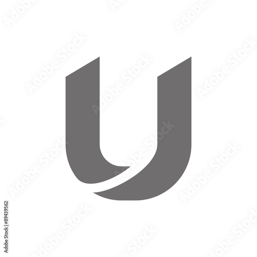 Letter U Logo Concept Icon. Vector