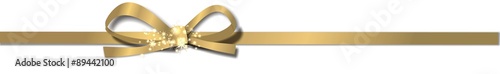 goldenes Schleifenband