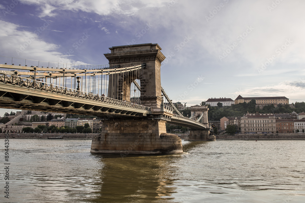 Obraz premium Hungarian Landmarks on the Danube