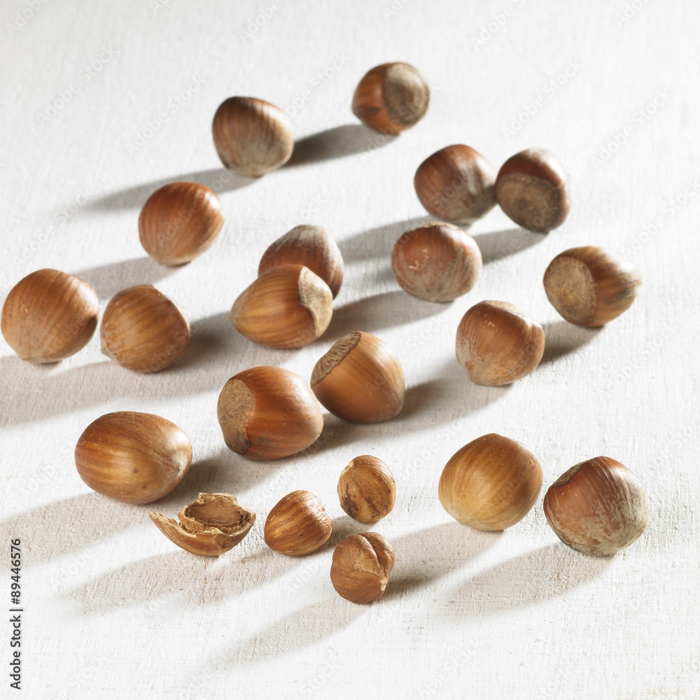 Hazelnuts, shelled and unshelled Hazelnuts, shelled and unshelled