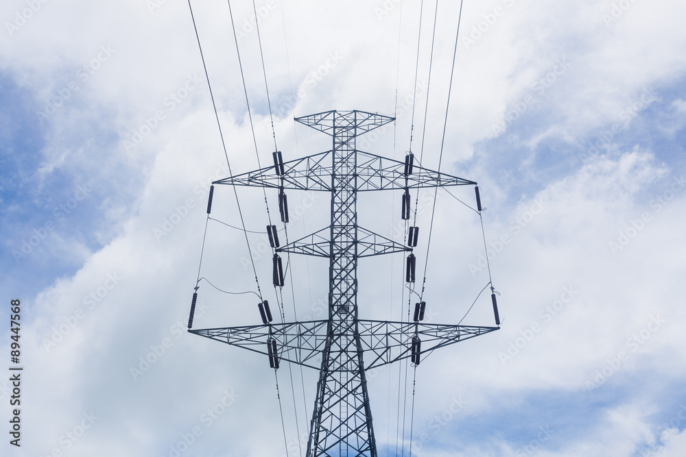 High voltage post