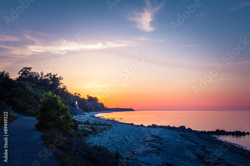 Abenddämmerung in der Strander Bucht