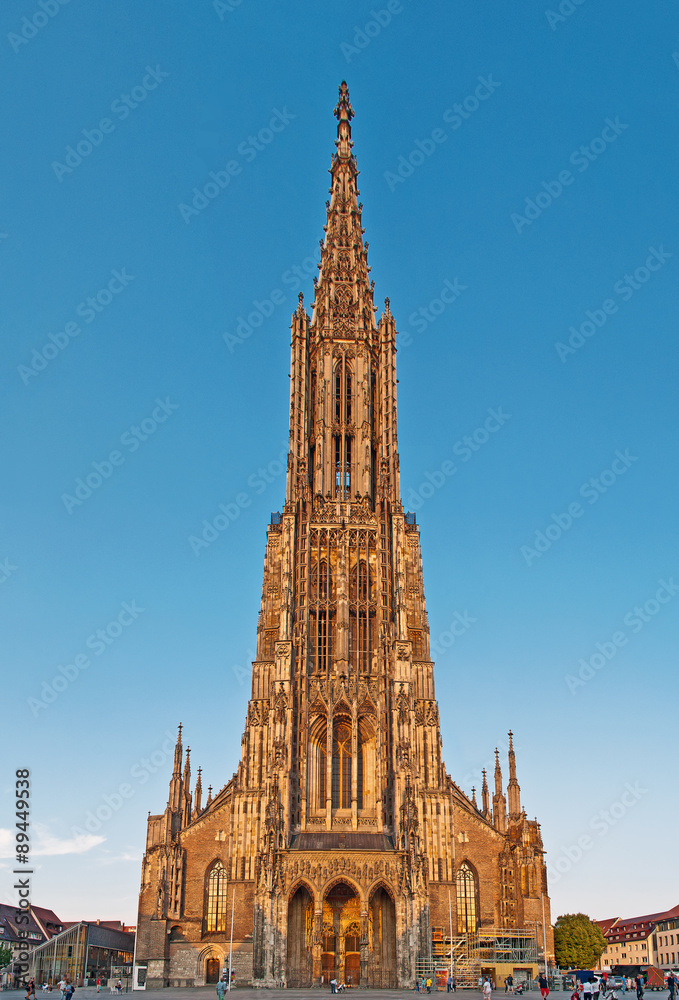 Das Ulmer Münster mit dem höchsten Kirchturm der Welt Photos | Adobe Stock