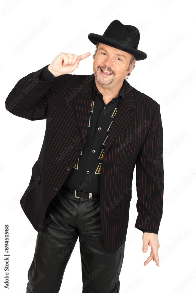 Handsome man doing different expressions in different sets of clothes: you are crazy Handsome man doing different expressions in different sets of clothes: you are crazy