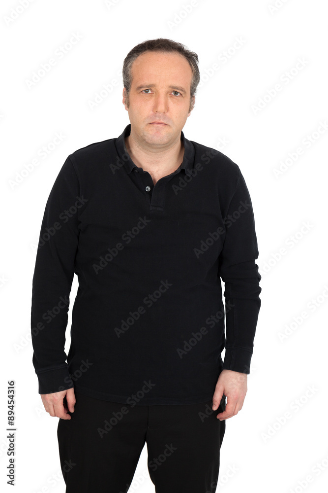 Handsome man doing different expressions in different sets of clothes: angry Handsome man doing different expressions in different sets of clothes: angry