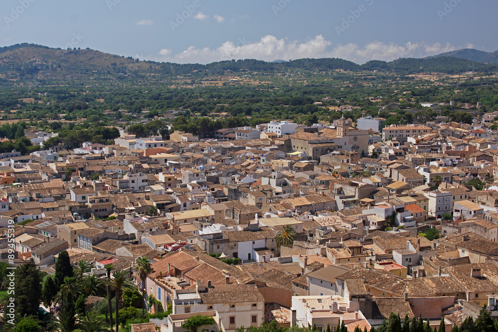 Panoramic view of Arta - Majorca