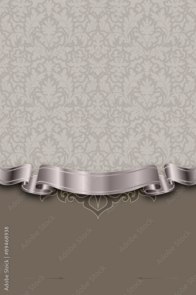 Fotografie Vintage invitation card design.