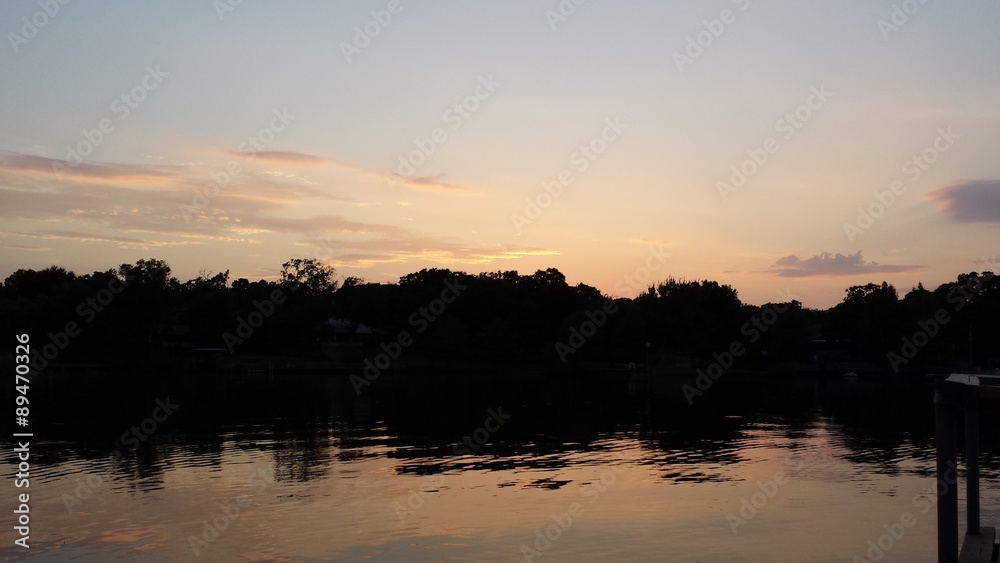 319 lake sunset