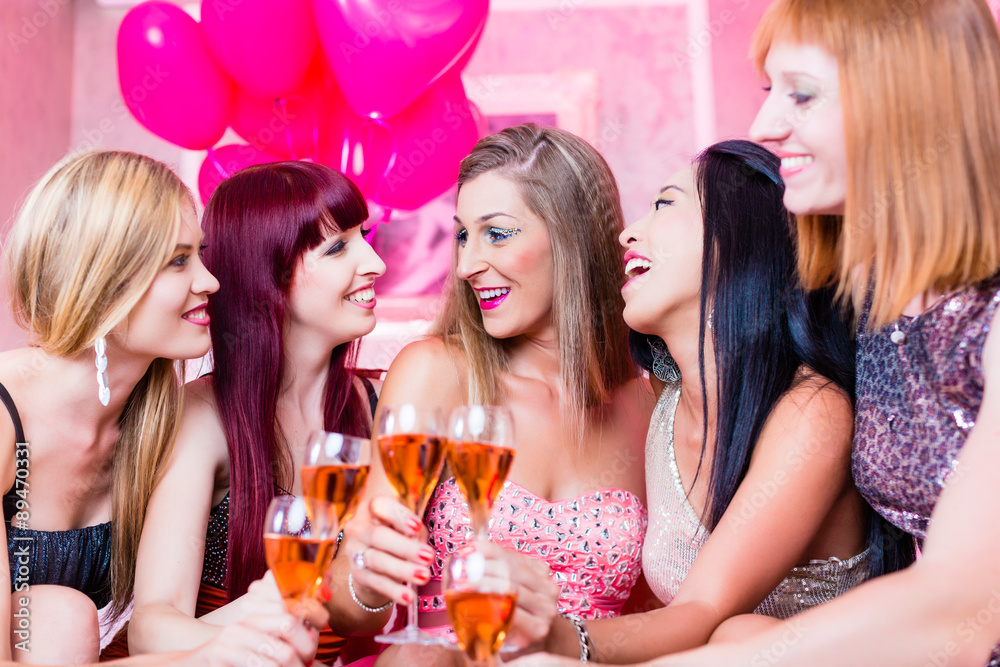Girls partying in night club Girls partying in night club
