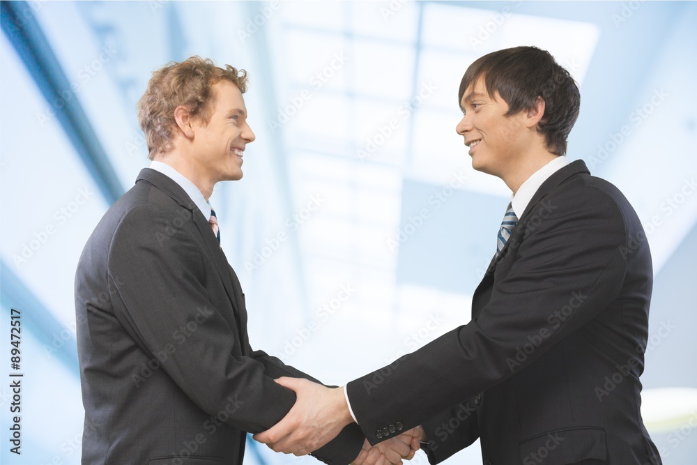 Handshake. Handshake.